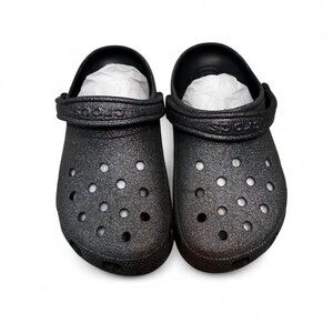 Crocs Classic Sparkle Glitter Clogs Women's 7 Men's 5 Used Great Condition